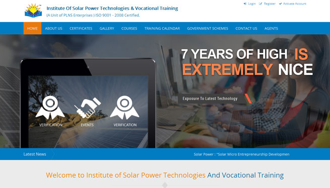 Institute Of Solar Power Technologies & Vocational Training