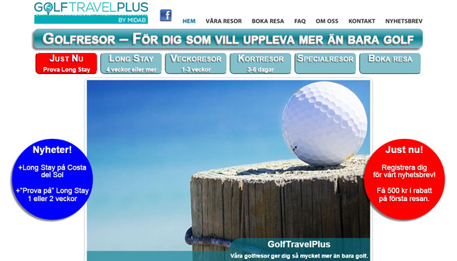 Golf travel plus